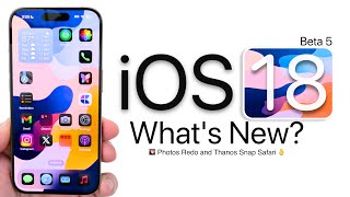 iOS 18 Beta 5 is Out  Whats New [upl. by Annorah624]