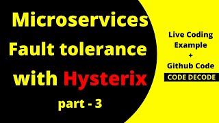 Hystrix circuit breaker And Fault Tolerance in Microservices Spring boot Microservices in Java [upl. by Mcgrody]