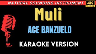 Muli  Ace Banzuelo HD Karaoke Version [upl. by Reinar686]