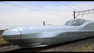 Worlds Fastest Bullet Train AlfaX Starts HighSpeed Tests in Japan [upl. by Lorrad803]