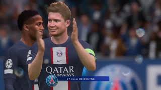 FIFA 23  Manager career Uefa Champions quotOpening matchquot vs PSG [upl. by Trutko]