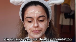 Physicians Formula Healthy Foundation  Fondöten İncelemesi [upl. by Llebanna959]