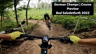 2022 Bad Salzdetfurth Deutsche Meisterschaft XCO Course Preview mit Max Brandl  POV [upl. by Refitsirhc]