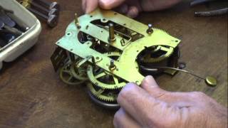 Repairing Ansonia time amp strike clock Part 1 How to repair a clock [upl. by Patsis]