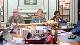 Bedfordshire Police And Crime Commissioner Talks At Dunstable Town Council Meeting [upl. by Norb]