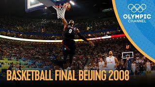 USA v Spain  Full Mens Basketball Final  Beijing 2008 Replays [upl. by Werby]