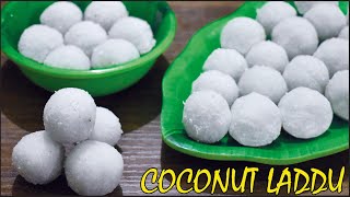 Coconut Ladoo Recipe  Nariyal Ladoo  Narikol Laru Recipe  Assamese Bihu Special Recipes [upl. by Ayekehs150]