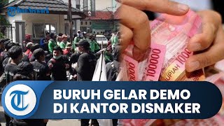 Bogor Hari Ini Para Buruh Gelar Demo di Kantor Disnaker Kabupaten Bogor Tuntut UMK 2023 Naik 13 [upl. by Adnertal]