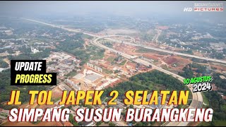 Progress Tol Japek 2 Selatan Simpang Susun Burangkeng 10 Agustus 2024 [upl. by Nilyarg]