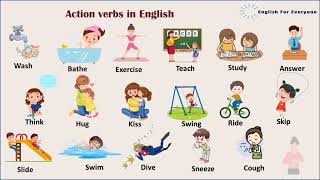 Action Verbs Vocabulary [upl. by Aidnahs489]