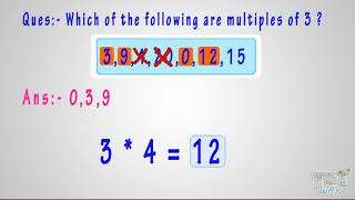 Factors And Multiples  Math  Grade 34  Tutway [upl. by Anderea]