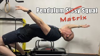 Pendulum Sissy Squat  aka MATRIX squat [upl. by Oigaib]