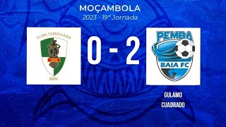 RESUMO Jogo entre Ferroviário da Beira VS Baía FC de Pemba [upl. by Giacopo]