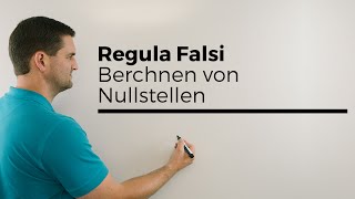 Regula Falsi zum Berechnen von Nullstellen näherungsweise  Mathe by Daniel Jung [upl. by Leemaj]