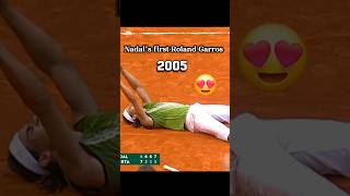 Nadals First Roland Garros 🥺 tennis tennismatch edit sports nadal [upl. by Luna753]