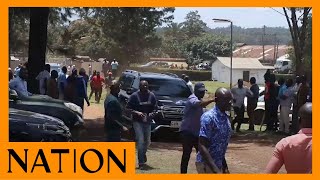 Azimio leader Raila Odinga arrives in Migori Town for rally [upl. by Srednas]