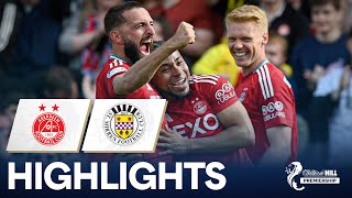 Aberdeen 31 St Mirren  Dons Take BackToBack Wins To Start The Season  William Hill Premiership [upl. by Jemimah]