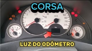 TROCAR A LUZ DO ODÔMETROCONTA QUILÔMETRO DO CORSA C [upl. by Westerfield]