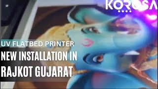 UV Flatbed Printer  Korosa International Ahmedabad [upl. by Rebecka]