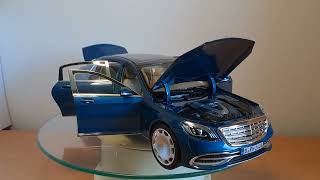 Video review MERCEDES BENZ SCLASS S650 V12 MAYBACH 2019 NOREV 118 [upl. by Aivatnwahs]