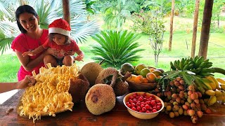 Ceia de Natal preparada com frutas do Sítio [upl. by Fillander]