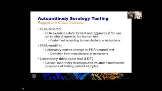 Verification of Autoantibody Serology Tests Practical Considerations for the Clinical Laboratory [upl. by Gonagle]