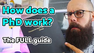 How does a PhD work The FULL guide [upl. by Kanal]