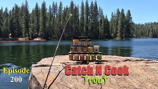 Catch amp Cook Trout Fishing STUNNING Lyons Dam California [upl. by Fraase]