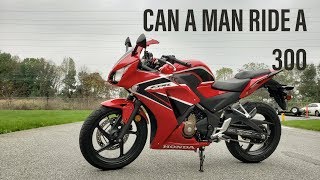 Is the CBR300R Big Enough For a MAN  Highway Run [upl. by Boyer]