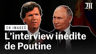 Vladimir Poutine interviewé par Tucker Carlson ancienne vedette de Fox News [upl. by Rapp291]