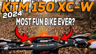 2024 KTM 150 XCW First Ride amp Impressions [upl. by Anderson]