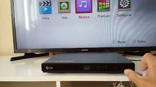 Teste Bluray  Dvd Player 3D LG BP325 [upl. by Almita]