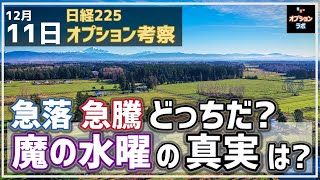 【日経225オプション考察】1211 日経平均 MSQの魔の水曜日に迫る！ 急騰、急落どっちなの？ [upl. by Mackler]