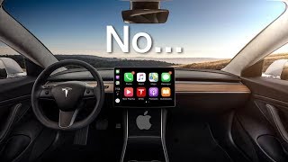 No Tesla should not have Apple CarPlay [upl. by Ahsinehs]