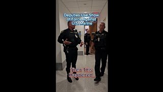 Cops Try Bully US Marine at Broward County Courthouse — Never Mess with a Devil Dog police court [upl. by Previdi]