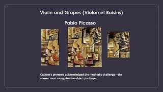 Violin and Grapes Pablo Picasso [upl. by Enayd]