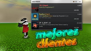 💥3 Mejores CLIENTES para MINECRAFT BEDROCK 120 💥 [upl. by Dupuis939]