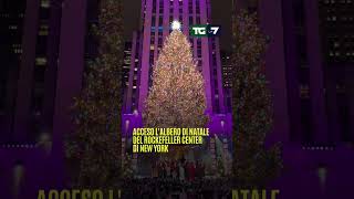 Laccensione dellalbero di Natale del RockefellerCenter di NewYork [upl. by Barn529]