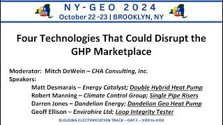 Four Technologies That Could Disrupt the GHP Marketplace [upl. by Kleeman]