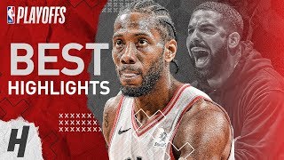 Kawhi Leonard BEST Highlights amp Moments from 2019 NBA Playoffs BEST IN THE WORLD [upl. by Goldina]