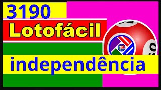 Sobre o Resultado Lotofácil 3190 neste Segunda feira 0909 Resultado da lotofacil independência [upl. by Eralc]