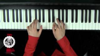 BEETHOVEN  quotOde to Joyquot from Symphony No9 Easy Piano Tutorial SLOW [upl. by Jegger974]