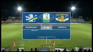 1a GIORNATA SERIE B FROSINONEBRESCIA 10 30082014 [upl. by Zurc]