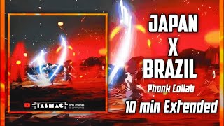 Japan 🇯🇵 X Brazil 🇧🇷 Extended version phonk Collab Best Ever Audio Edit tasmacstudios1734 phonk [upl. by Yremrej]