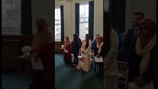 British citizenship ceremony at Tower Hamlet live shortsubscribe my channel [upl. by Hayott]