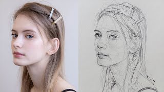 learn how to draw portraits with loomis method like a pro [upl. by Gnirol]