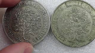 Weimarer Republik 5 Reichsmark Eichbaum silver coins [upl. by Alla]