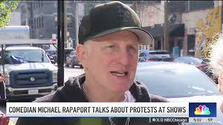 Michael Rapaport denounces cancel culture proPalestinian protests ahead of Chicago comedy show [upl. by Ssitruc]