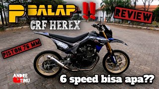 Luarnya boleh biasa mesinnya jangan‼️Honda CRF Supermoto Herex style 2022‼️Helikopter darat ‼️ [upl. by Anaeg]