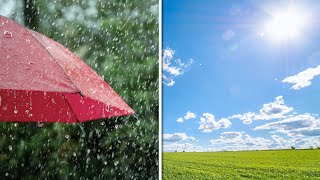 Wetter heute Lokal beginnt Dauerregen  doch hier scheint die Sonne [upl. by Dominik434]